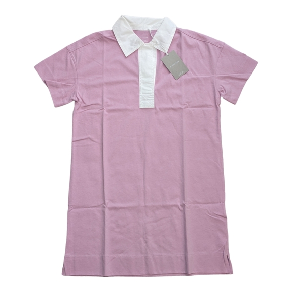 NWT Everlane The Organic Cotton Polo Dress In Lilac Size Medium - Picture 3 of 9